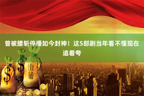 曾被腰斩停播如今封神！这5部剧当年看不懂现在追着夸