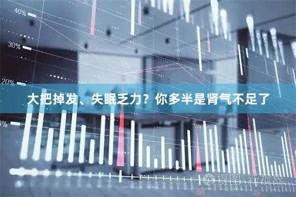大把掉发、失眠乏力？你多半是肾气不足了
